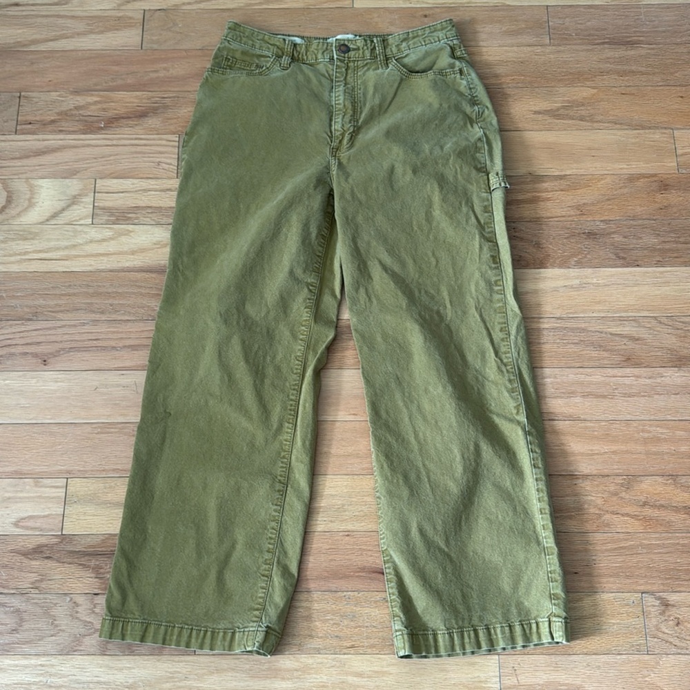Universal Thread | Khaki | High-Rise Wide-Leg Carpenter Pant | size 8/29R